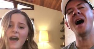 Dad And Daughter Perform Moving Version Of “The Prayer” On Camera Dad And Daughter Perform Moving Version Of “The Prayer” On Camera