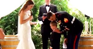 4-Year-Old Boy Can't Keep Back Tears When Stepmom Reads Vows To Him At Wedding 4-Year-Old Boy Can't Keep Back Tears When Stepmom Reads Vows To Him At Wedding