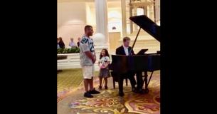 Fireman’s Daughter Asks Her Father To Sing At Disney World And Has Strangers Stopping In Their Tracks Fireman’s Daughter Asks Her Father To Sing At Disney World And Has Strangers Stopping In Their Tracks