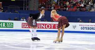 Sibling Ice Skating Duo Win Crowd And Judges With Scottish Dance Sibling Ice Skating Duo Win Crowd And Judges With Scottish Dance