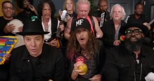 Jimmy Fallon And The Roots Invite Aerosmith For Classroom Instruments Performance Of 'Walk This Way' Jimmy Fallon And The Roots Invite Aerosmith For Classroom Instruments Performance Of 'Walk This Way'