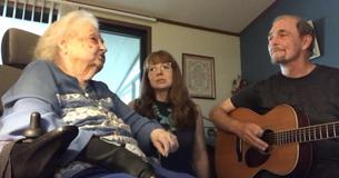 93-Year-Old Grandmother Performs Beautiful Gospel Song With Her Family On Guitar 93-Year-Old Grandmother Performs Beautiful Gospel Song With Her Family On Guitar