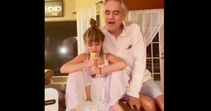 Le duo d'Andrea Bocelli et sa fille a ému les cœurs Le duo d'Andrea Bocelli et sa fille a ému les cœurs