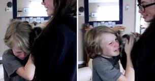 Children Shed Tears Of Joy When Mother Finds Missing Family Cat Children Shed Tears Of Joy When Mother Finds Missing Family Cat
