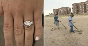 Woman Loses Her Engagement Ring In The Ocean But Treasure Hunters Find It Miraculously Woman Loses Her Engagement Ring In The Ocean But Treasure Hunters Find It Miraculously