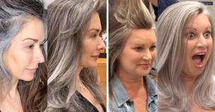 Cada vez más mujeres están luciendo su cabello blanco natural Cada vez más mujeres están luciendo su cabello blanco natural