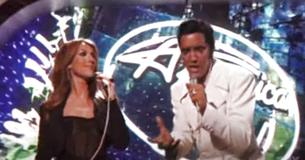 Céline Dion sur scène avec Elvis Presley grâce au miracle de la technologie Céline Dion sur scène avec Elvis Presley grâce au miracle de la technologie