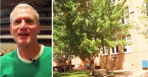 Un hombre se muda con su mujer y su hijo a un edificio de secundaria abandonado y lo convierte en su hogar Un hombre se muda con su mujer y su hijo a un edificio de secundaria abandonado y lo convierte en su hogar