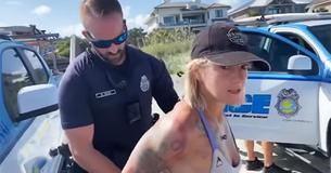 Police Handcuffed Woman On Beach Because ‘Karen’ Complained About Her Bikini Police Handcuffed Woman On Beach Because ‘Karen’ Complained About Her Bikini