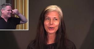 Transformação drástica da esposa leva seu marido às lágrimas Transformação drástica da esposa leva seu marido às lágrimas