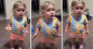 Mamãe confronta sua bebê por tocar na comida do cachorro sem esperar o que ouviria como resposta Mamãe confronta sua bebê por tocar na comida do cachorro sem esperar o que ouviria como resposta