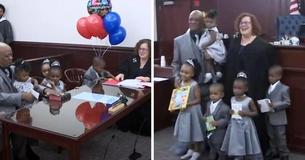 Single Dad Adopts Five Siblings In Order To Raise Them Together Single Dad Adopts Five Siblings In Order To Raise Them Together