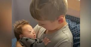 Clip Of Big Brother Softly Singing To Baby Brother With Down Syndrome Circulates The Internet Clip Of Big Brother Softly Singing To Baby Brother With Down Syndrome Circulates The Internet