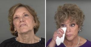Woman Fights Back Tears After Dramatic Makeover Woman Fights Back Tears After Dramatic Makeover