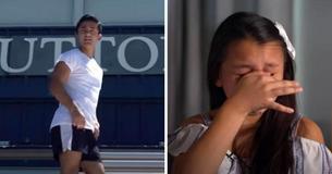 Mom Is Watching Her Cheerleader Daughter Perform From The Stands When She Suddenly Sees A Young Man Skipping The Fence To Run Towards Her Mom Is Watching Her Cheerleader Daughter Perform From The Stands When She Suddenly Sees A Young Man Skipping The Fence To Run Towards Her
