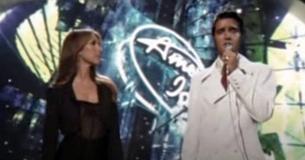 Céline Dion en Elvis Presley lopen het podium op en brengen samen een magisch optreden tot leven Céline Dion en Elvis Presley lopen het podium op en brengen samen een magisch optreden tot leven