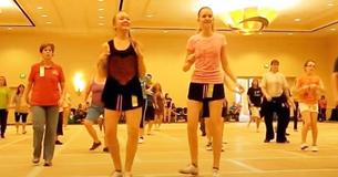 Young Girl In Black Steals Show With Line Dance Young Girl In Black Steals Show With Line Dance