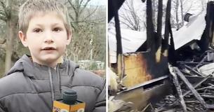 Brave Litte 7-Year-Old Rushes Back Into Burning House To Save His Baby Sister Brave Litte 7-Year-Old Rushes Back Into Burning House To Save His Baby Sister