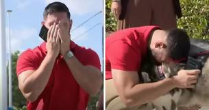 Man Unexpectedly Finds Missing Dogs At Pet Adoption Photoshoot Man Unexpectedly Finds Missing Dogs At Pet Adoption Photoshoot