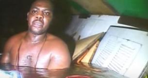 Mergulhadores encontram sobrevivente em um barco que estava há três dias afundados no mar Mergulhadores encontram sobrevivente em um barco que estava há três dias afundados no mar