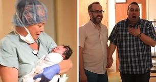 Uplifting Footage Captures Moment Of Two Fathers Becoming Parents For The First Time Uplifting Footage Captures Moment Of Two Fathers Becoming Parents For The First Time