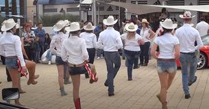 Country Line Dancers Gain Internet Following As They Move In Perfect Unison Country Line Dancers Gain Internet Following As They Move In Perfect Unison