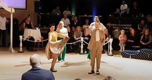 Slick Swing Couple Send Buzz Through Crowd Scoring Internet Fame Slick Swing Couple Send Buzz Through Crowd Scoring Internet Fame