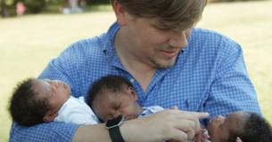 White Couple Gives Birth To Black Triplets After Going Through Embryo Adoption White Couple Gives Birth To Black Triplets After Going Through Embryo Adoption