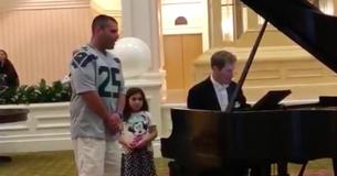 Firefighter Dad Bursts Into 'Ave Maria' At Hotel Lobby And Knocks His Daughter's Socks Off Firefighter Dad Bursts Into 'Ave Maria' At Hotel Lobby And Knocks His Daughter's Socks Off