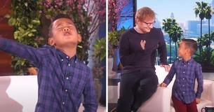 8-Year-Old Belts Out Ed Sheeran Hit For Ellen, Has No Idea The Singer Is Right Behind Him 8-Year-Old Belts Out Ed Sheeran Hit For Ellen, Has No Idea The Singer Is Right Behind Him