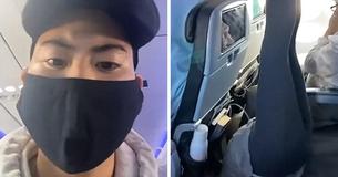 Un pasajero graba a una mujer haciendo yoga en medio de un vuelo y la gente en internet reacciona con asco Un pasajero graba a una mujer haciendo yoga en medio de un vuelo y la gente en internet reacciona con asco