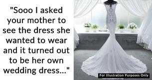 Une belle-mère veut porter sa propre robe de mariée au mariage de son fils. La mariée partage des captures d'écran de ses messages désagréables. Une belle-mère veut porter sa propre robe de mariée au mariage de son fils. La mariée partage des captures d'écran de ses messages désagréables.