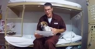 Prison Inmate Says Goodbye To Puppy He Raised In Cell, New Owner Receives A Handwritten Note Prison Inmate Says Goodbye To Puppy He Raised In Cell, New Owner Receives A Handwritten Note