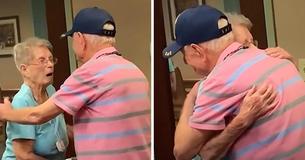 Grandmother Can't Stop Crying After Walking Into Room To Find Brother She Hadn't Seen In Years Grandmother Can't Stop Crying After Walking Into Room To Find Brother She Hadn't Seen In Years