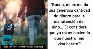 Una madre divorciada ahorra la mayor parte de la manutención de su hijo y se pregunta si eso está bien Una madre divorciada ahorra la mayor parte de la manutención de su hijo y se pregunta si eso está bien