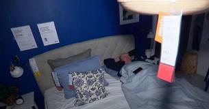 Furniture Store Customers Forced To Sleep In Showroom's Beds And Sofas After Being Snowed In Furniture Store Customers Forced To Sleep In Showroom's Beds And Sofas After Being Snowed In