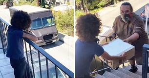 Postal Driver Notices Boy Isn't Getting Any Packages And Makes A Personal Delivery Postal Driver Notices Boy Isn't Getting Any Packages And Makes A Personal Delivery