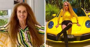 Vrouw begint aan fantastische Vrouw begint aan fantastische