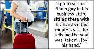 Pregnant Woman Causes Scene On Bus After Man Refuses To Take His Hand Off Empty Seat For Her Pregnant Woman Causes Scene On Bus After Man Refuses To Take His Hand Off Empty Seat For Her