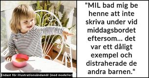 Farmors ilska över att döva dottern använde teckenspråk vid middagsbordet orsakar en familjefejd Farmors ilska över att döva dottern använde teckenspråk vid middagsbordet orsakar en familjefejd