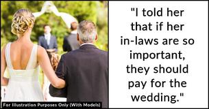 Dad Refuses To Pay For His Daughter's Wedding After His Family Is 'Excluded' From It Dad Refuses To Pay For His Daughter's Wedding After His Family Is 'Excluded' From It