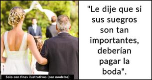 Un padre se niega a pagar la boda de su hija después de que Un padre se niega a pagar la boda de su hija después de que