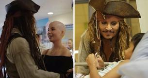 Johnny Depp Shares Sweet Moments With Fans By Reprising Role Of Captain Jack Sparrow Johnny Depp Shares Sweet Moments With Fans By Reprising Role Of Captain Jack Sparrow