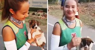 Marathon Runner Rescues Stray Puppy And Carries Him Nineteen Miles To The Finish Line Marathon Runner Rescues Stray Puppy And Carries Him Nineteen Miles To The Finish Line