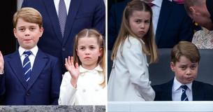 La principessa Charlotte che corregge i suoi fratelli sul balcone di Buckingham Palace è un vero e proprio capolavoro La principessa Charlotte che corregge i suoi fratelli sul balcone di Buckingham Palace è un vero e proprio capolavoro