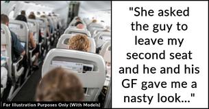 Woman Backed For Not Giving Up Extra Plane Seat She Paid For So Couple Can Sit Together Woman Backed For Not Giving Up Extra Plane Seat She Paid For So Couple Can Sit Together