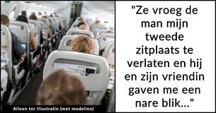 Vrouw kreeg steun omdat ze extra zitplaats in het vliegtuig, waarvoor ze betaald had, niet afstond om een koppel samen te laten zitten Vrouw kreeg steun omdat ze extra zitplaats in het vliegtuig, waarvoor ze betaald had, niet afstond om een koppel samen te laten zitten