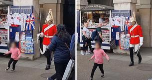 People Feel Torn Over Video Of King's Guard Shouting At Young Girl And Making Her Cry People Feel Torn Over Video Of King's Guard Shouting At Young Girl And Making Her Cry