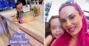 Coco Austin Stirs Up Parenting Debate After Giving 6-Year-Old Daughter Bath In Kitchen Sink Coco Austin Stirs Up Parenting Debate After Giving 6-Year-Old Daughter Bath In Kitchen Sink