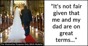 Bride Stressed After ‘Narcissist’ Fiancé Insists She Walks Down The Aisle With 'Someone Else' & Not Her Father Bride Stressed After ‘Narcissist’ Fiancé Insists She Walks Down The Aisle With 'Someone Else' & Not Her Father
